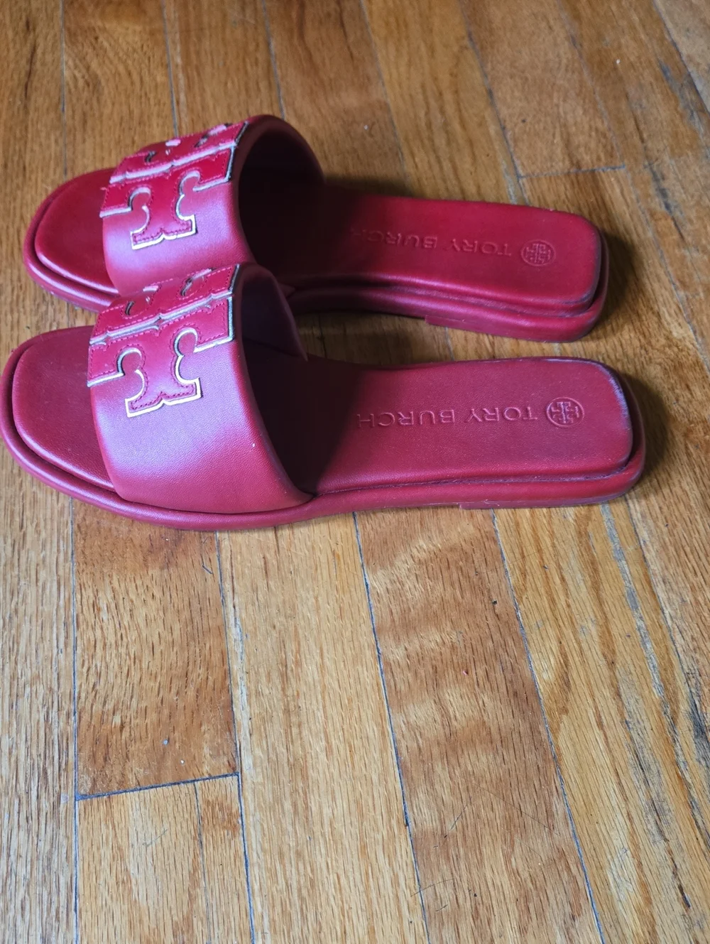 Tory Burch Double T Sport Slides